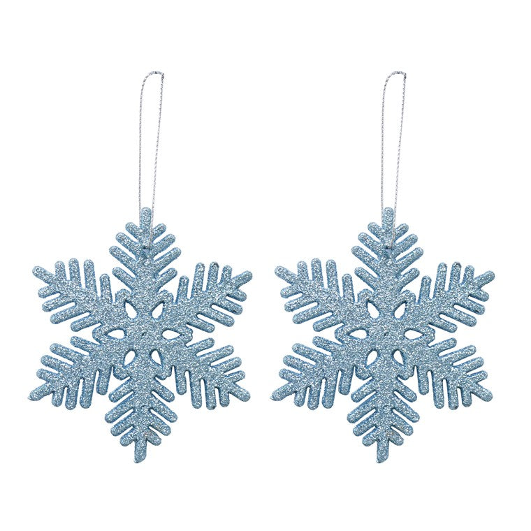 Hanging Snowflake Deco, 3pk, Asstd