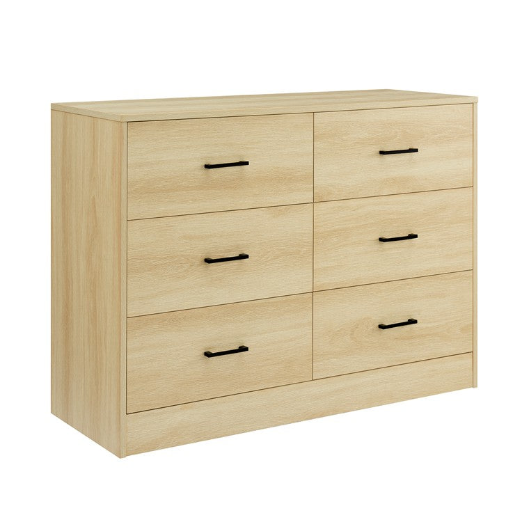 Chest of 6 Drawer, Oak