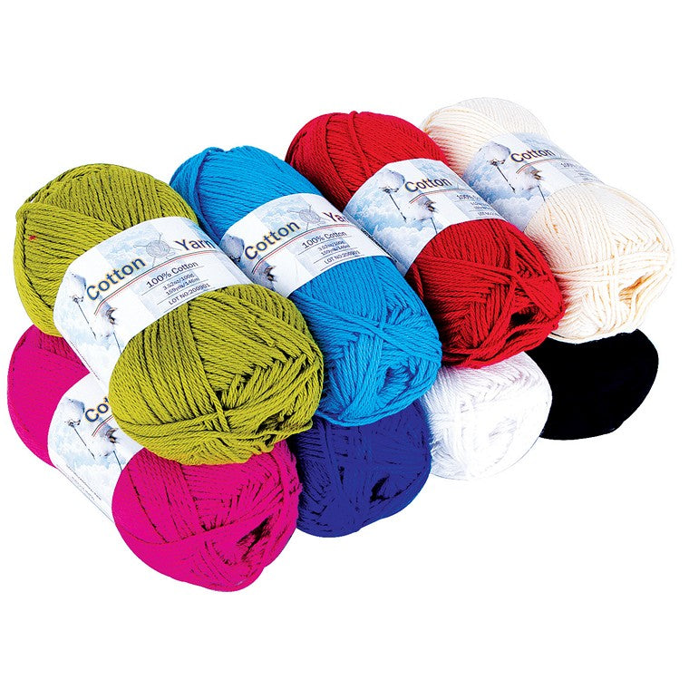 Little Purler 100% Cotton Yarn, Asstd Colours