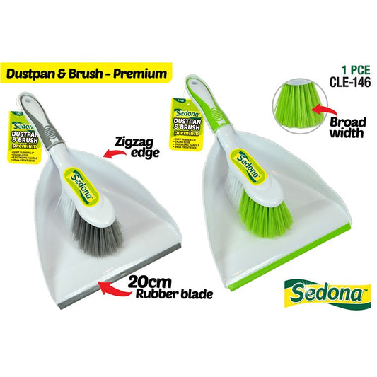 Sedona Deluxe Dustpan Set