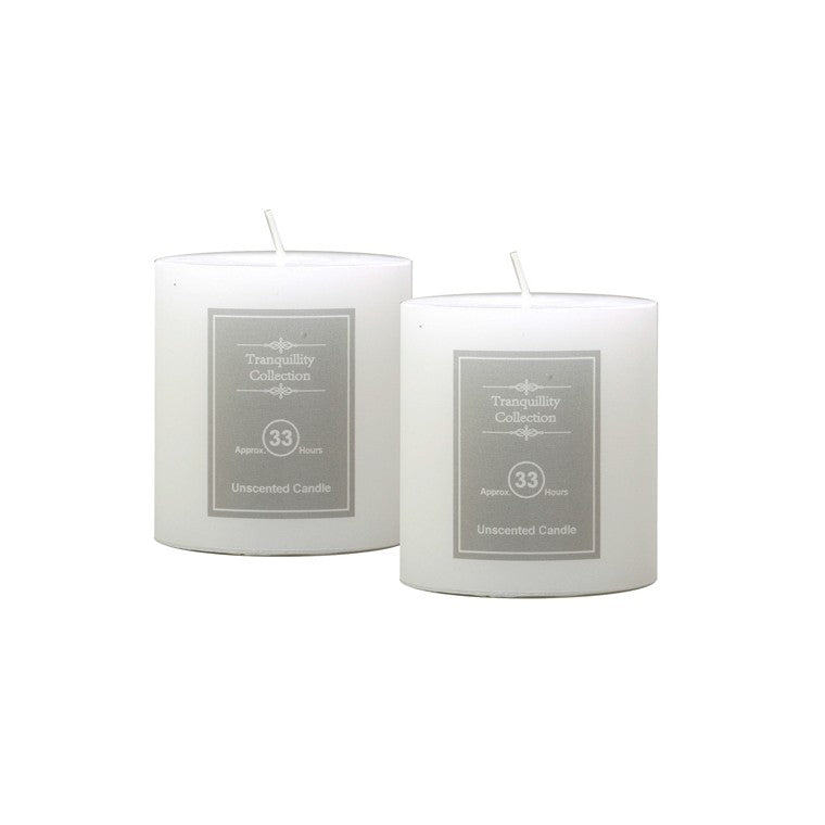 Unscented Pillar Candle, 7 x 7.5cm