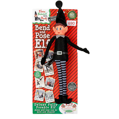 Christmas Elves Bendable Elf, 15.5cm, Asstd