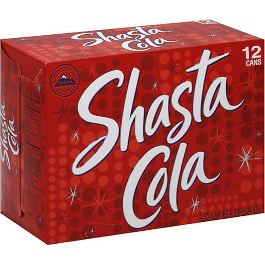 Shasta Cola Soda, 12pk