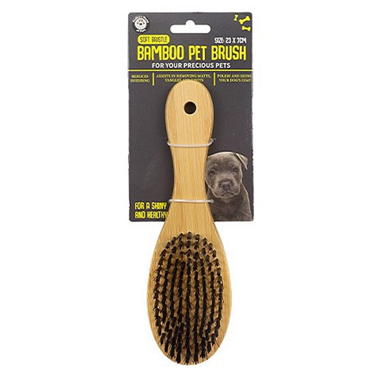 Pet Bamboo Bristle Brush