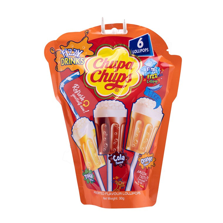 Chupa Chups, 3D Fizzy Drinks, 90g