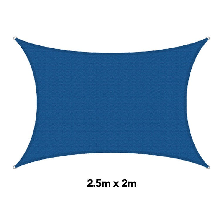 H&G Shade Sail Rectangle Ocean, 2.5x2m