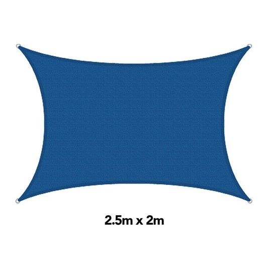 H&G Shade Sail Rectangle Ocean, 2.5x2m