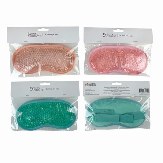 Gel Bead Eye Mask, 3 Asstd Colours