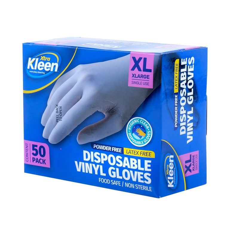 Disposable Gloves, 50pk, Xlarge