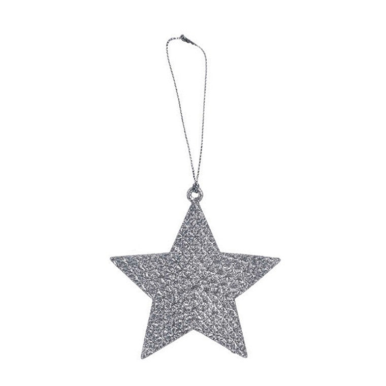 Hanging Glitter Star, Asstd