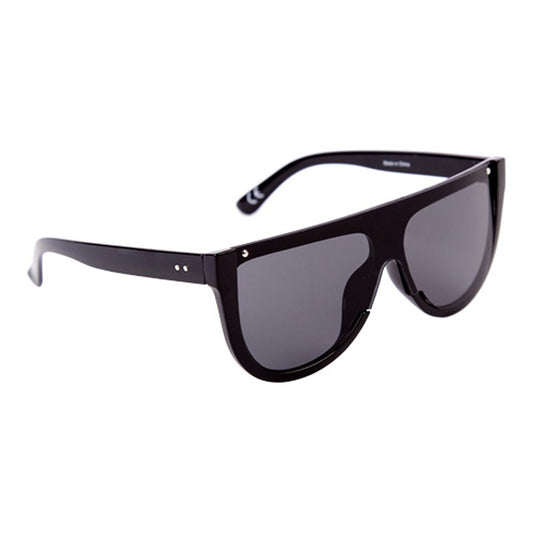 Plastic Shield Sunglasses, Black