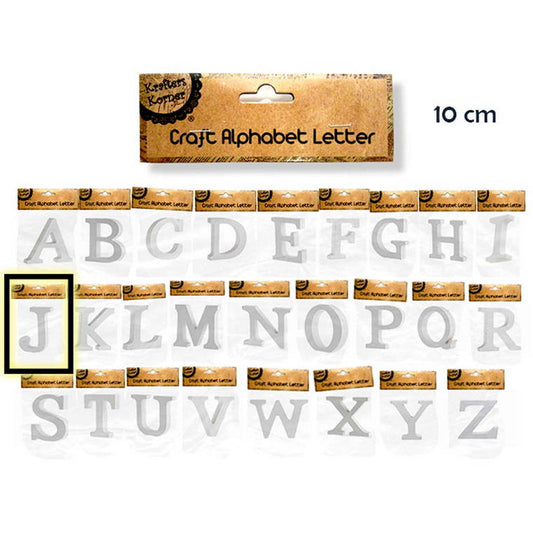 Alphabet Letters, J, 10cm