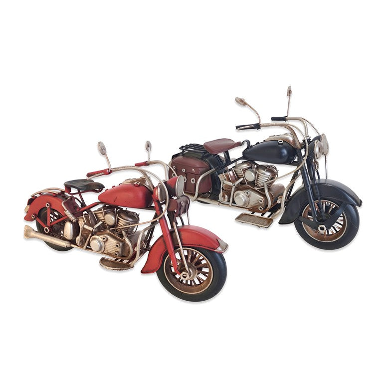 Metal Vintage Motorcycle, Asstd