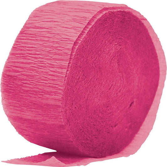 24m Streamer, 1pk, Dark Pink