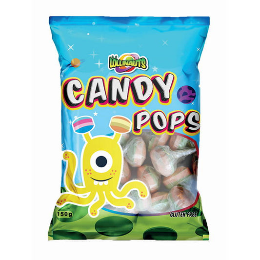 Lollinauts Candy Pops, 150gm