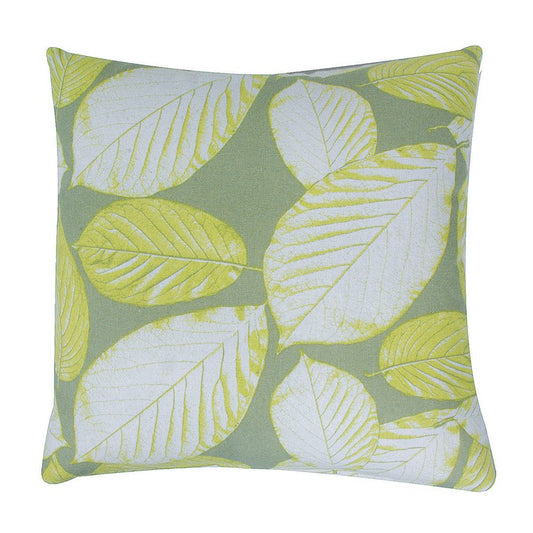 H&G Decor Cushion, Green Leaves 40cm x 40cm