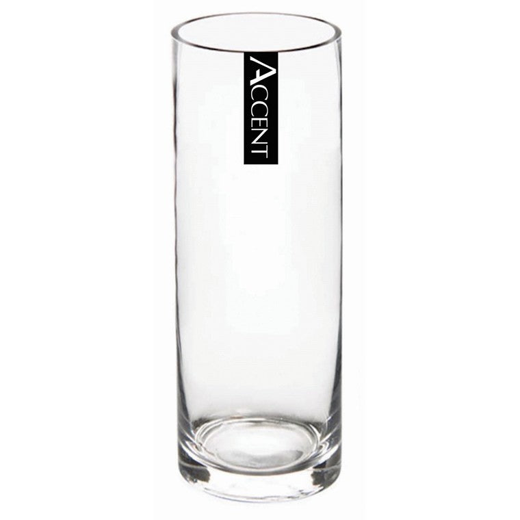 Glass Cylinder Vase, 30cm