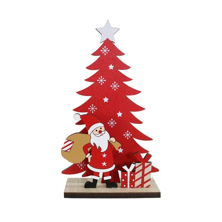 Table Tree w/ Santa, Asstd