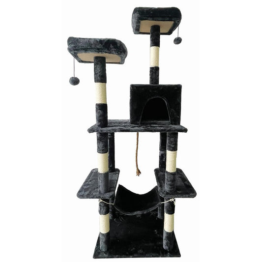 Grey Cat Tree Scratcher