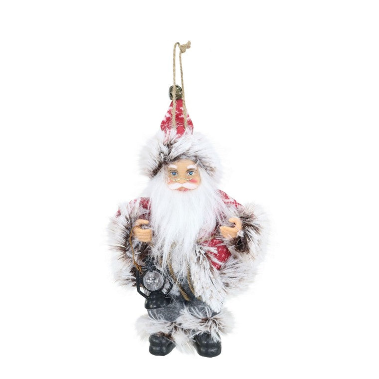 Santa Vintage Figure, 18cm, Asstd