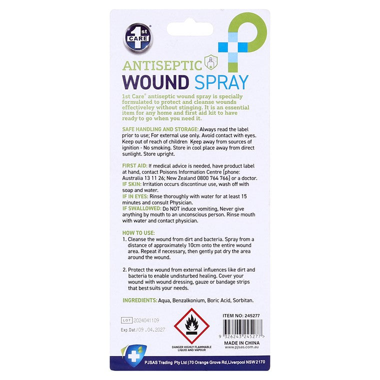 Antiseptic Wound Spray, 100ml