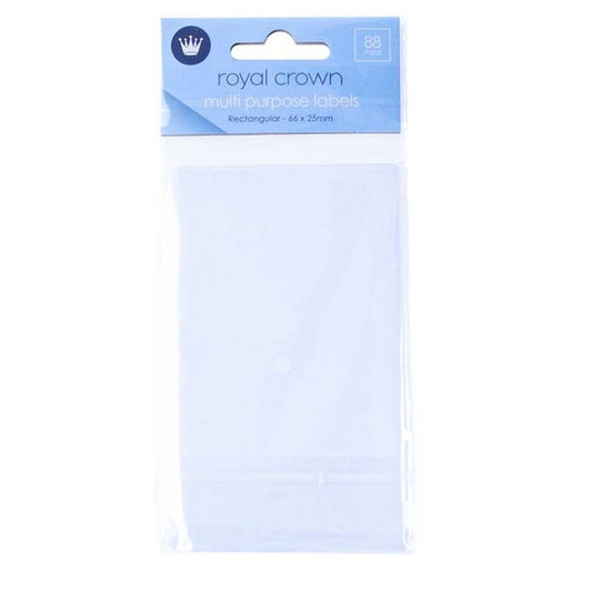 Label, Multi-Purpose, White, 25x66mm, 88pk