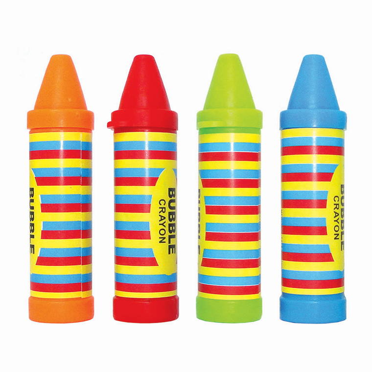 Party Favour Crayon Bubbles, 4pk