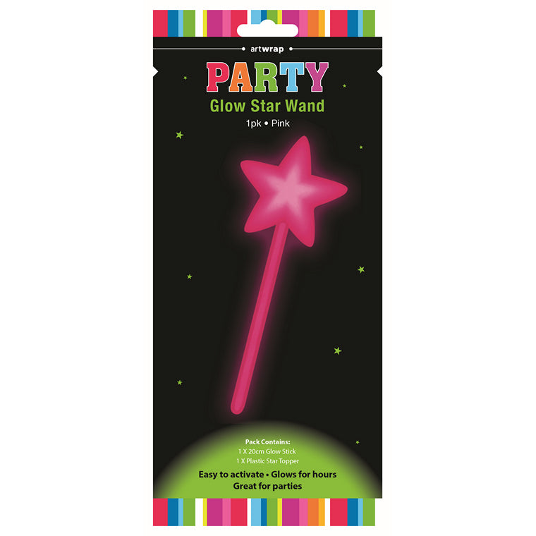 Glow Star Wand, Pink