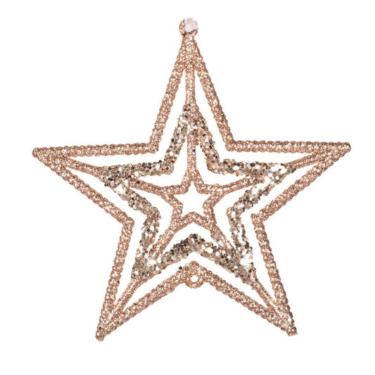 Star Tree Ornament, 10cm