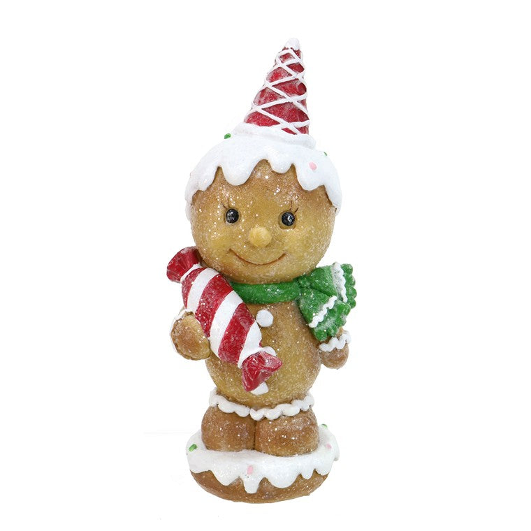 Frosted Gingerbread Figure,14cm