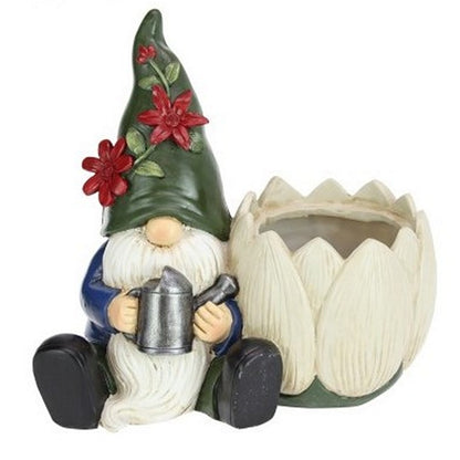 Gnome Flower Pot, Asstd