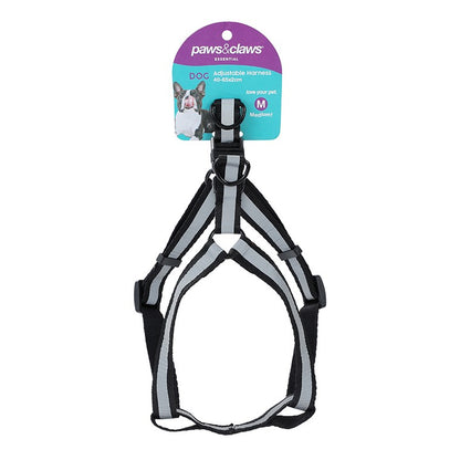 Adjustable Pet Harness, Medium, 3 Asstd Colours