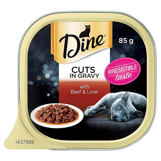 Dine Beef and Liver in a Rich Gravy, 85gm