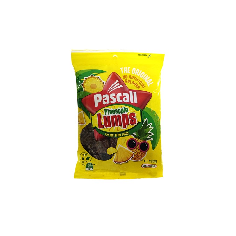 Pascall Pineapple Lumps, 185g