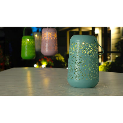 Solar Metal Hollow Jar Light, Asstd