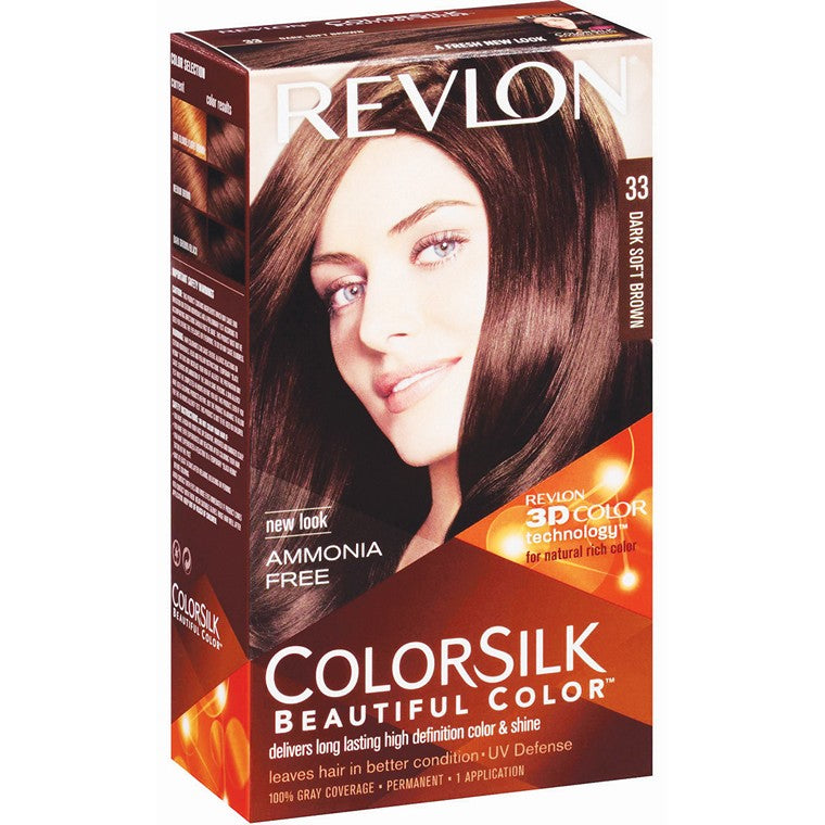 Revlon Hair Colour, Dark Soft Brown #33