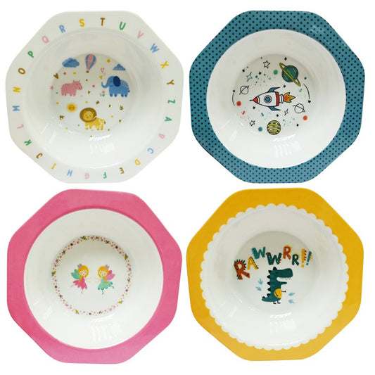 Melamine Kids Bowl, Asstd