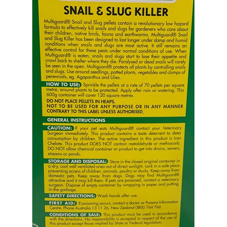 Multiguard Snail & Slug Killer, 600gm