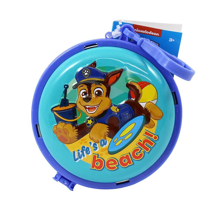 Paw Patrol Clip On Tin, 3 Asstd Designs