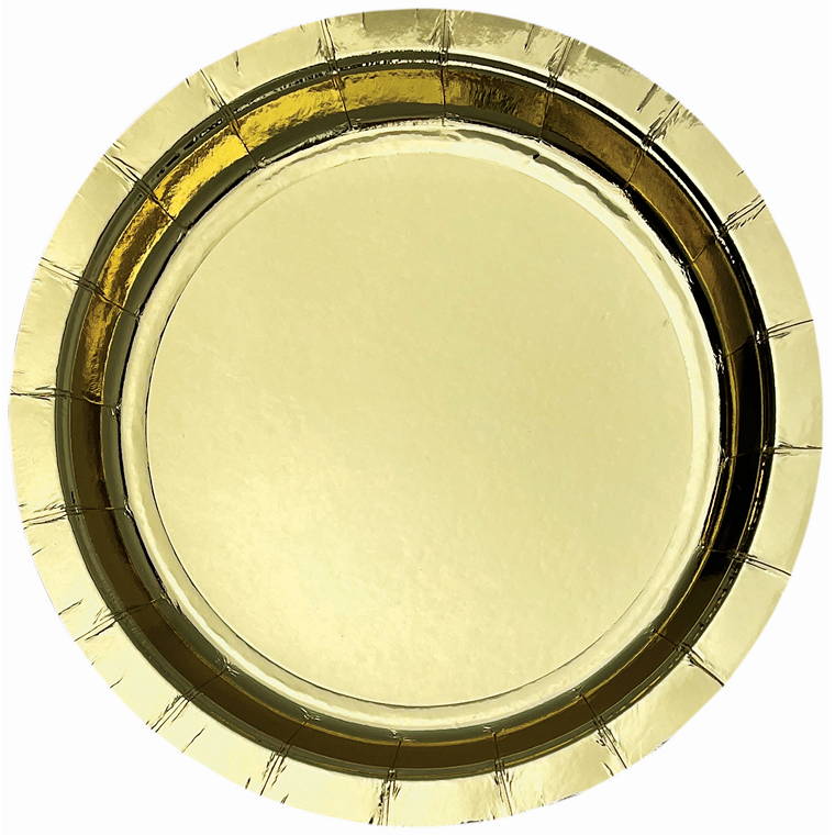 Gold Chrome Side Plate, 17cm, 8pk