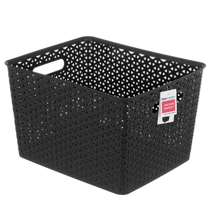 Box Sweden Wicker Design Basket, Asstd, 35.5cm