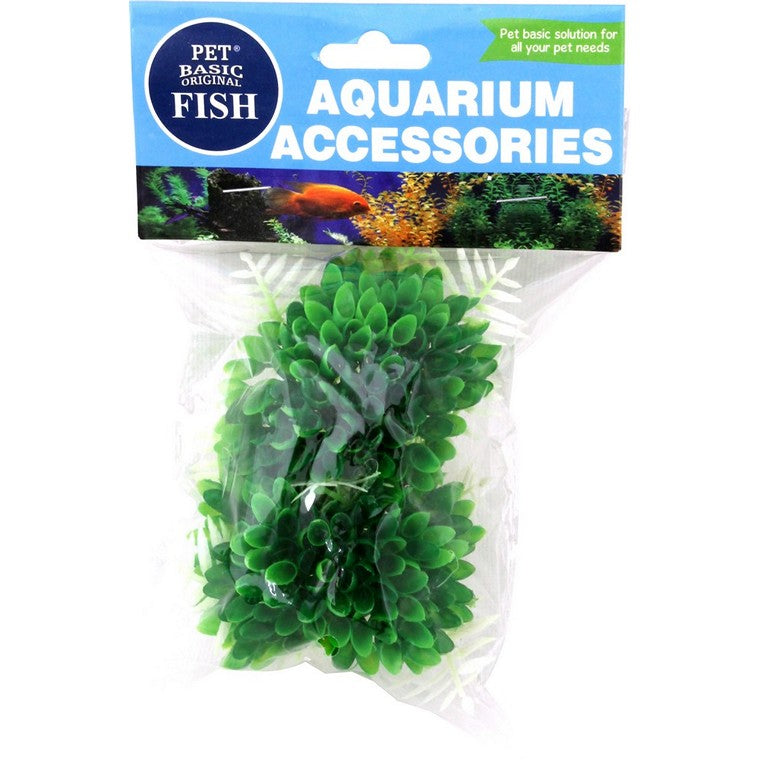 Fish Aquarium Flower w/ Shell Base, 2pk, Asstd Colours