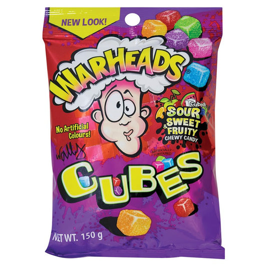 Warheads Chewy Cubes, 150g