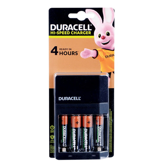 Duracell Rechargeable, Charger + 2AA + 2AAA) 3Pk