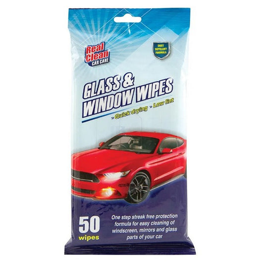 Glass & Window Wipes, 50pk