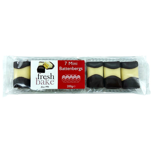 Fresh Bake Mini Battenbergs, 7pk