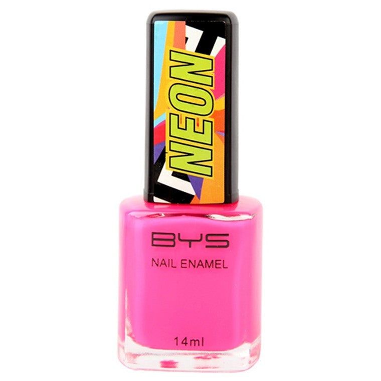 BYS Neon Nail Polish Fn04 Poppin Pink