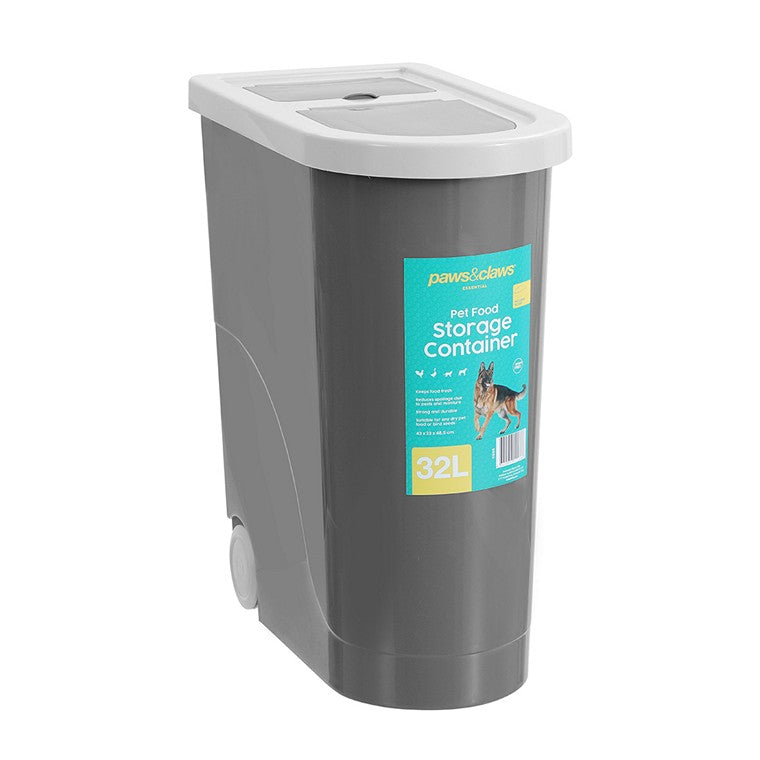 Pet Food Storer w/ Scoop, 32L