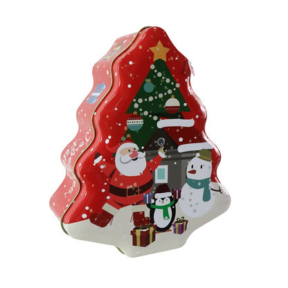 Cookie Tin Tree Shape, Asstd