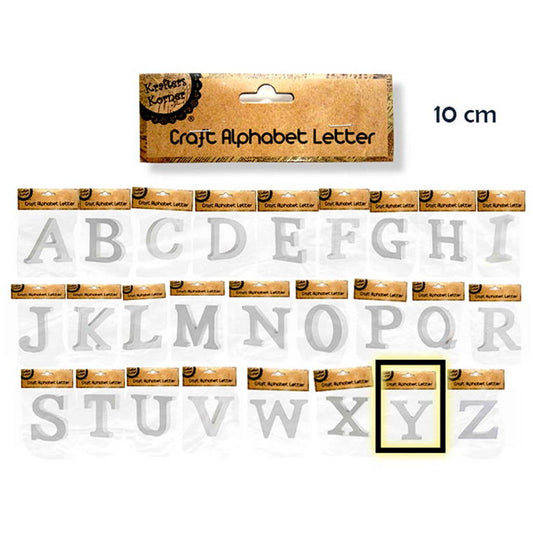 Alphabet Letters, Y, 10cm